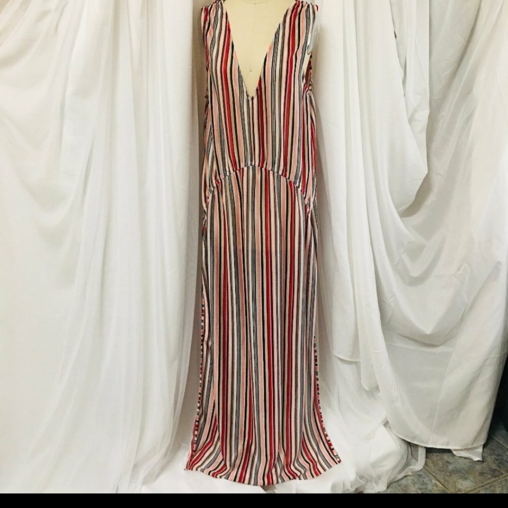 Zara Woman’s Striped Maxi Dress